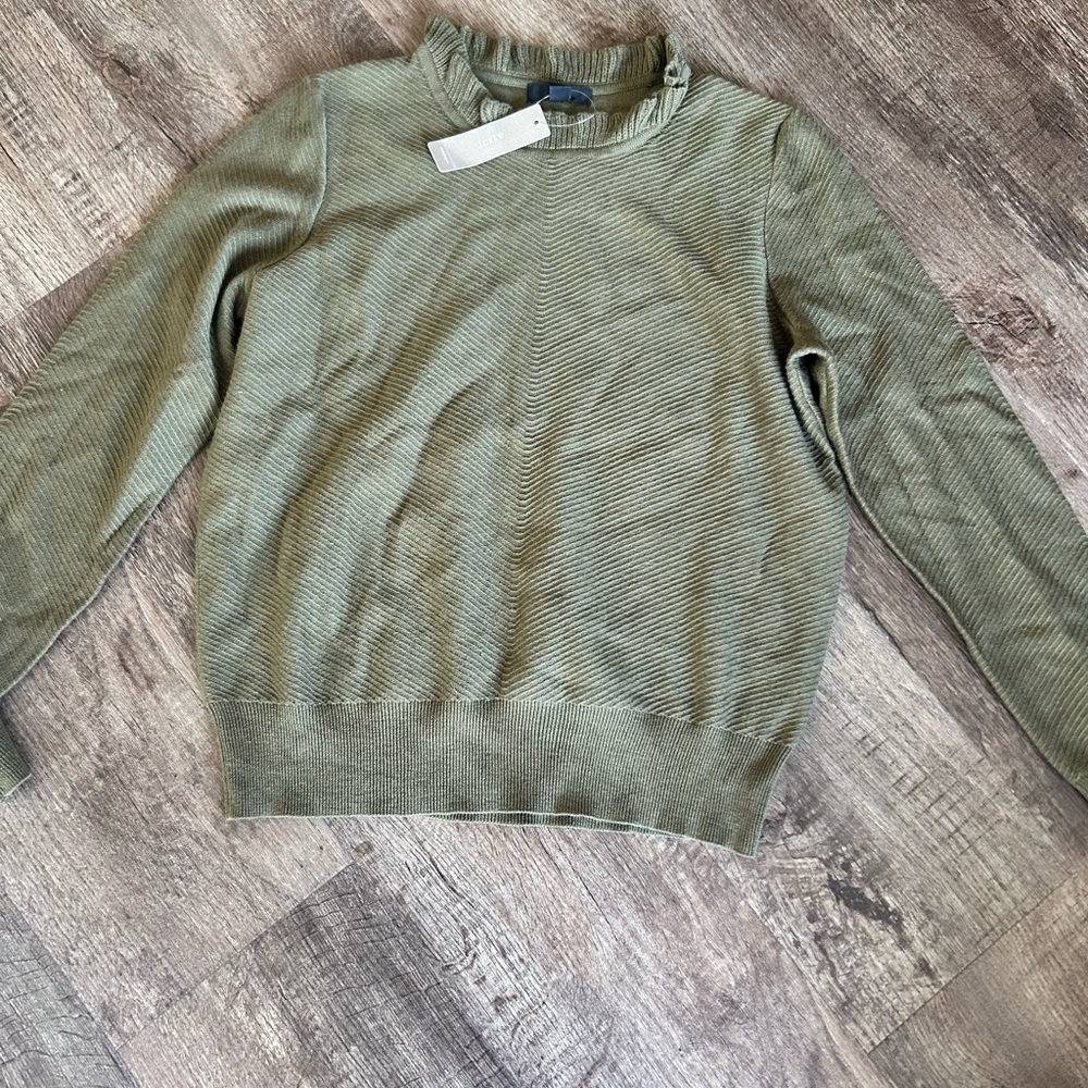 J. Crew Sage Green Women's Turtleneck Sweater